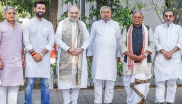 ബീഹാർ നിയമസഭാ തിരഞ്ഞെടുപ്പിനുള്ള സീറ്റ് വിഭജനം എൻഡിഎ പ്രഖ്യാപിച്ചു