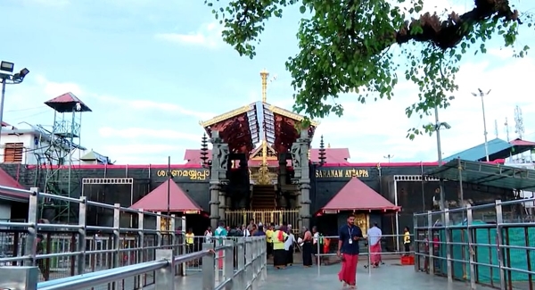 Sabarimala dwarapalaka statue