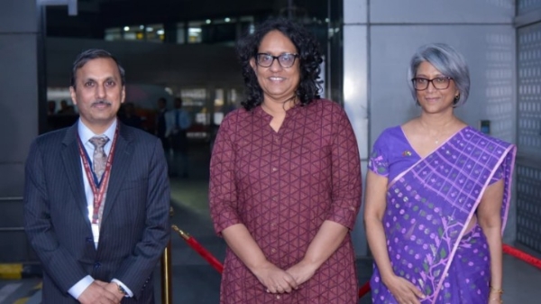 ശ്രീലങ്കൻ പ്രധാനമന്ത്രി ഹരിണി അമരസൂര്യ തന്റെ ആദ്യ സന്ദർശനത്തിനായി ന്യൂഡൽഹിയിലെത്തി.