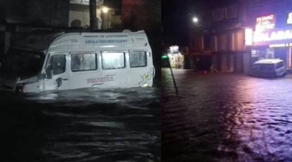 ഇടുക്കിയിൽ ശക്തമായ മഴ; വാഹനങ്ങൾ ഒലിച്ചു പോയി; കല്ലാർ ഡാം തുറന്നു