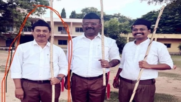 ആർ‌എസ്‌എസ് മാർച്ചിൽ പങ്കെടുത്തതിന്  പഞ്ചായത്ത് ഓഫീസറെ സസ്‌പെൻഡ് ചെയ്ത് കർണാടക സർക്കാർ