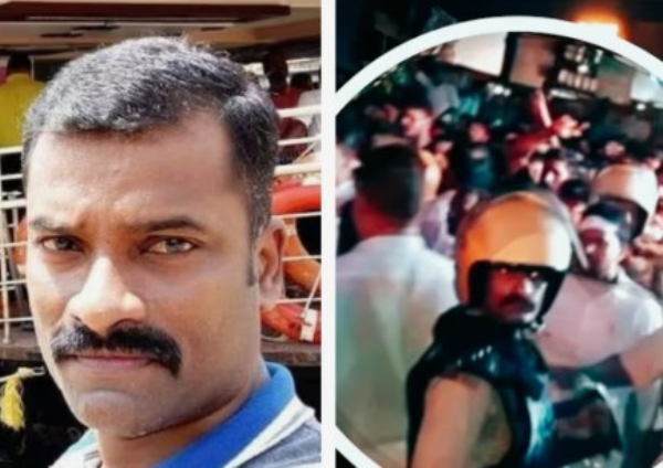 ഷാഫി പറമ്പിൽ എംപിയെ മർദിച്ചിട്ടില്ലെന്ന് സിഐ അഭിലാഷ് ഡേവിഡ്