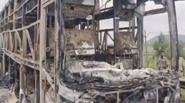 കർണൂൽ ബസ് ദുരന്തത്തിൽ പ്രധാനമന്ത്രി മോദി ദുഃഖം രേഖപ്പെടുത്തി, മരിച്ചവരുടെ ബന്ധുക്കൾക്ക് ധനസഹായം പ്രഖ്യാപിച്ചു.