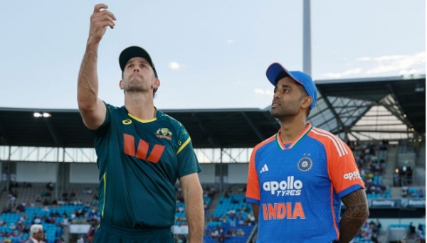 ഹോബാർട്ടിൽ നടക്കുന്ന മൂന്നാം ടി20യിൽ ടോസ് നേടിയ ഇന്ത്യ ഫീൽഡിംഗ് തിരഞ്ഞെടുത്തു.