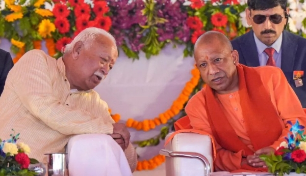 ആർഎസ്എസിന് വിദേശ ഫണ്ടിംഗ് ലഭിക്കുന്നില്ല, സാമൂഹിക പിന്തുണയിൽ മാത്രമാണ് പ്രവർത്തിക്കുന്നത്: കോൺഗ്രസിനെതിരെ ഒളിയമ്പുമായി  യോഗി