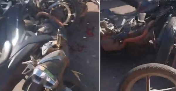 തൃച്ചംബരത്ത് ദേശീയ പാതയിൽ ബൈക്കുകൾ കൂട്ടിയിടിച്ച് 3 പേർക്ക് പരുക്ക് തൃച്ചംബരത്ത് ദേശീയ പാതയിൽ ബൈക്കുകൾ കൂട്ടിയിടിച്ച് 3 പേർക്ക് പരുക്ക്