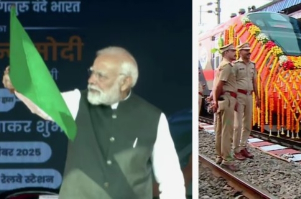 മലയാളികൾക്ക് സന്തോഷവാർത്ത; കേരളത്തിന് മൂന്നാം വന്ദേഭാരത്: പ്രധാനമന്ത്രി നരേന്ദ്രമോദി ഫ്ലാഗ് ഓഫ് ചെയ്തു മലയാളികൾക്ക് സന്തോഷവാർത്ത; കേരളത്തിന് മൂന്നാം വന്ദേഭാരത്: പ്രധാനമന്ത്രി നരേന്ദ്രമോദി ഫ്ലാഗ് ഓഫ് ചെയ്തു