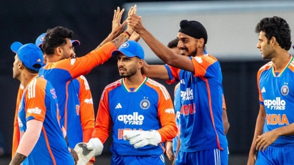 ഗാബയിലെ മത്സരം ഉപേക്ഷിച്ചതിനെ തുടർന്ന് ഓസ്ട്രേലിയക്കെതിരായ ടി20I പരമ്പര 2-1 ന് ഇന്ത്യ സ്വന്തമാക്കി; ഗാബയിലെ മത്സരം ഉപേക്ഷിച്ചതിനെ തുടർന്ന് ഓസ്ട്രേലിയക്കെതിരായ ടി20I പരമ്പര 2-1 ന് ഇന്ത്യ സ്വന്തമാക്കി;