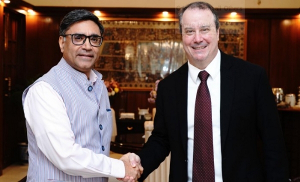 വിദേശകാര്യ സെക്രട്ടറി മിശ്രിയും യുഎസ് വ്യാപാര പ്രതിനിധി സ്വിറ്റ്‌സറുമായി കൂടിക്കാഴ്ച നടത്തി;