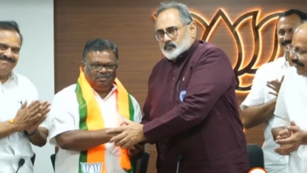 S RAJENDRAN JOINS BJP