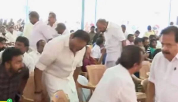 രാഹുലിനെ മൈൻഡ് ചെയ്യാതെ ചെന്നിത്തല, പെരുന്നയിൽ നാടകീയ രംഗം