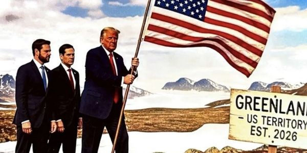 കാനഡയും ഗ്രീൻലൻഡും വെനിസ്വേലയും അമേരിക്കയുടെ ഭാഗം? വിവാദ ഭൂപടം പങ്കുവെച്ച് ഡൊണാൾഡ് ട്രംപ്
