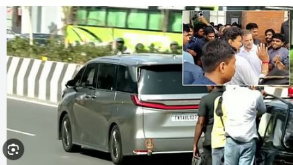 मुख्यमंत्री विजय और राहुल गांधी की मुलाकात समाप्त