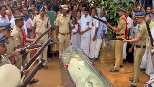 FUNERAL OF CHERUVAYAL RAMAN FUNERAL OF CHERUVAYAL RAMAN