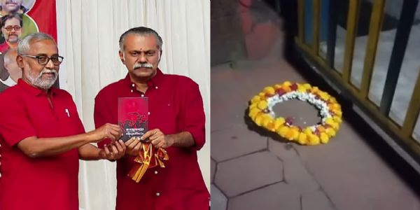 റീത്ത് കണ്ടപ്പോല്‍ ചിരിയാണ് വന്നത്; ഒരു ഭയവമില്ല; വിഎസ് അനില്‍കുമാര്‍