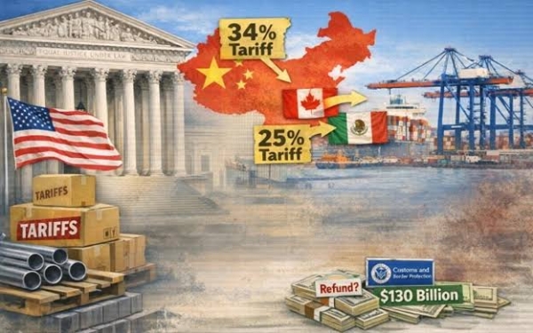 അമേരിക്കൻ സുപ്രീംകോടതിക്ക് ട്രംപിന്റെ മറുപടി: എല്ലാ രാജ്യങ്ങൾക്കും മേൽ 10 ശതമാനം ആഗോള താരിഫ് പ്രഖ്യാപിച്ചു; ഉടൻ നിലവിൽ വരും അമേരിക്കൻ സുപ്രീംകോടതിക്ക് ട്രംപിന്റെ മറുപടി: എല്ലാ രാജ്യങ്ങൾക്കും മേൽ 10 ശതമാനം ആഗോള താരിഫ് പ്രഖ്യാപിച്ചു; ഉടൻ നിലവിൽ വരും