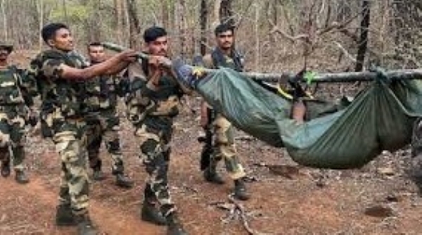 Chhattisgarh 10 Naxalites killed in encounter, automatic weapons and explosives recovered