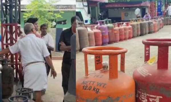 പാചകവാതക ക്ഷാമം: മലപ്പുറത്ത് ഓട്ടോ എൽപിജി സ്റ്റേഷനിൽ നിന്ന് സിലിണ്ടർ നിറച്ചു നൽകുന്നു; ഈടാക്കുന്നത് 2000 രൂപ