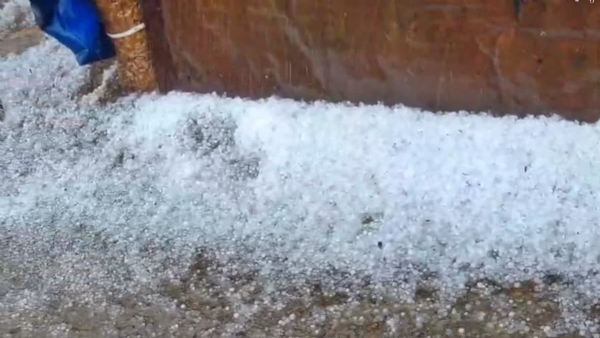 Hail stone Rain at Idukki