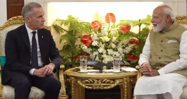 ഇന്ത്യ-കാനഡ നയതന്ത്ര ബന്ധത്തിൽ പുതിയ അധ്യായം; പ്രധാനമന്ത്രി നരേന്ദ്ര മോദിയും കനേഡിയൻ പ്രധാനമന്ത്രി മാർക്ക് കാർണിയും കൂടിക്കാഴ്ച നടത്തി ഇന്ത്യ-കാനഡ നയതന്ത്ര ബന്ധത്തിൽ പുതിയ അധ്യായം; പ്രധാനമന്ത്രി നരേന്ദ്ര മോദിയും കനേഡിയൻ പ്രധാനമന്ത്രി മാർക്ക് കാർണിയും കൂടിക്കാഴ്ച നടത്തി