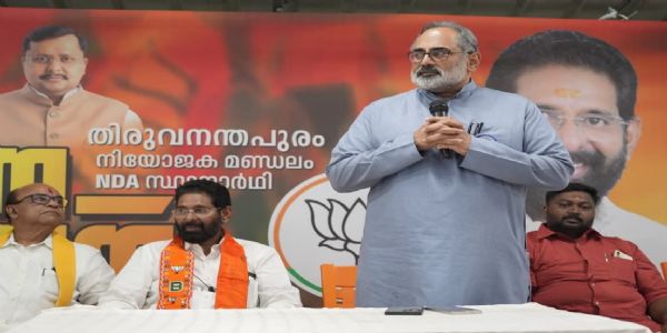 BJP വിജയം വികസനം ത്വരിതപ്പെടുത്തും: രാജീവ് ചന്ദ്രശേഖർ