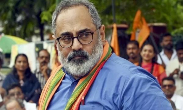 സ്വത്ത് വിവര വിവാദം: കോൺഗ്രസിനെതിരെ ആഞ്ഞടിച്ച് രാജീവ് ചന്ദ്രശേഖർ; രാഷ്ട്രീയ ഗൂഢാലോചനയെന്ന് ആരോപണം