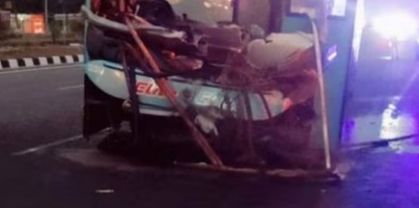 കർണാടകയിൽ മലയാളി തീർത്ഥാടകരുടെ ബസ് അപകടത്തിൽപ്പെട്ടു മലയാളികളുടെ മരണം; കാരണം  ഡ്രൈവർ ഉറങ്ങിപ്പോയത്; റിപ്പോർട്ട്