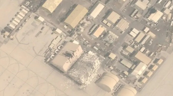 ഇറാന്റെ പ്രത്യാക്രമണത്തിൽ തകർന്ന് മിഡിൽ ഈസ്റ്റിലെ യുഎസ് താവളങ്ങൾ ഇറാന്റെ പ്രത്യാക്രമണത്തിൽ തകർന്ന് മിഡിൽ ഈസ്റ്റിലെ യുഎസ് താവളങ്ങൾ