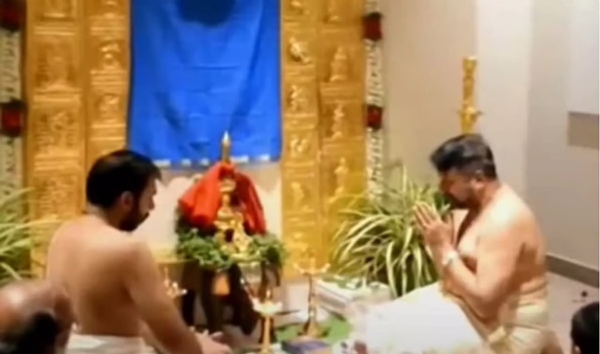 Actor Jayaram with Unnikrishnan Potti