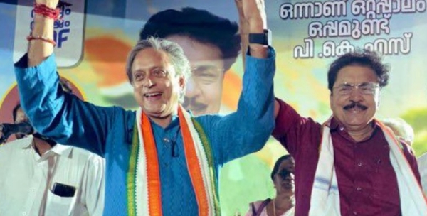 പാലക്കാട് ഇളക്കിമറിച്ച് ശശി തരൂർ; പി.കെ. ശശിയുടെ പ്രചാരണത്തിന് ആവേശകരമായ തുടക്കം