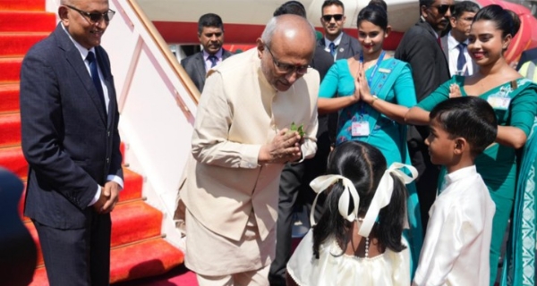 ഔദ്യോഗിക ചുമതലയേറ്റ ശേഷമുള്ള ആദ്യ വിദേശ സന്ദർശനം: ഉപരാഷ്ട്രപതി സി.പി. രാധാകൃഷ്ണൻ ശ്രീലങ്കയിലെത്തി