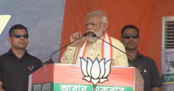 കൊൽക്കത്തയിൽ ജനസാഗരം; വൻ റോഡ്ഷോയുമായി പ്രധാനമന്ത്രി; ബംഗാൾ തെരഞ്ഞെടുപ്പ് പ്രചാരണം ഉച്ചസ്ഥായിയിൽ