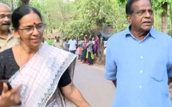 മലപ്പട്ടത്ത് യുഡിഎഫ് സ്ഥാനാർത്ഥി ടി.കെ. ഗോവിന്ദനെതിരെ സി.പി.ഐ.എം പ്രതിഷേധം