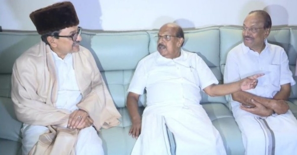അമ്പലപ്പുഴയിലെ ഐതിഹാസിക വിജയം: നന്ദി അറിയിക്കാൻ ജി. സുധാകരൻ പാണക്കാട്ടെത്തി; ഹൃദ്യമായ സ്വീകരണം