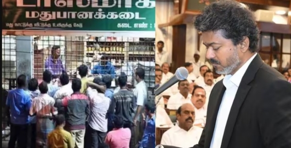 തമിഴ്നാട്ടിൽ മദ്യശാലകൾ പൂട്ടാൻ മുഖ്യമന്ത്രി വിജയ്യുടെ ഉത്തരവ്