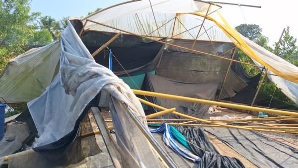 polyhouse collapsed polyhouse collapsed