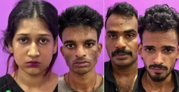 സ്വകാര്യ ലോഡ്ജ് കേന്ദ്രീകരിച്ച് ലക്ഷങ്ങളുടെ ലഹരിയിടപാട്; കോളേജ് വിദ്യാർത്ഥിനിയും മൂന്ന് യുവാക്കളും എംഡിഎംഎയുമായി പിടിയിൽ