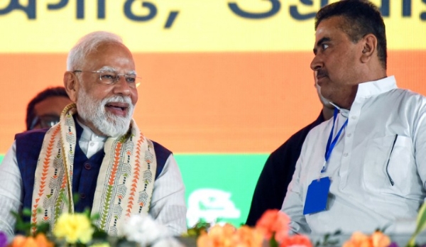 ശ്യാമപ്രസാദ് മുഖർജിയുടെ പശ്ചിമ ബംഗാളിലേക്ക് സ്വാഗതം: പ്രധാനമന്ത്രിയുടെ സന്ദർശനത്തിൽ സുവേന്ദു അധികാരി