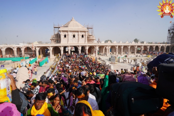 Ayodhya Drone camera destroyed on the way to Ram temple Ayodhya Drone camera destroyed on the way to Ram temple