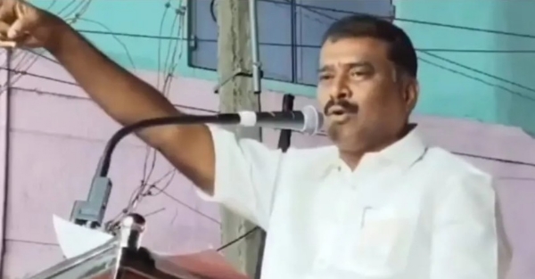 തമിഴ്നാട് മുഖ്യമന്ത്രി വിജയിക്കെതിരെ അപകീർത്തികരമായ പരാമർശം: ഡിഎംകെ എംഎൽഎ മാർക്കണ്ഡേയൻ അറസ്റ്റിൽ തമിഴ്നാട് മുഖ്യമന്ത്രി വിജയിക്കെതിരെ അപകീർത്തികരമായ പരാമർശം: ഡിഎംകെ എംഎൽഎ മാർക്കണ്ഡേയൻ അറസ്റ്റിൽ