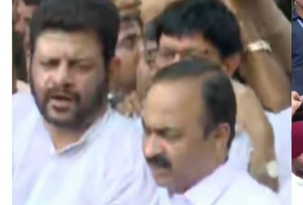 സിജെപി സമരത്തിന് പിന്തുണ: രാഹുൽ ഗാന്ധിയുടെ നേതൃത്വത്തിലുള്ള പ്രതിഷേധത്തിന് നേരെ പോലീസ് നടപടി; വി.ഡി. സതീശനും മന്ത്രിമാരും കസ്റ്റഡിയിൽ