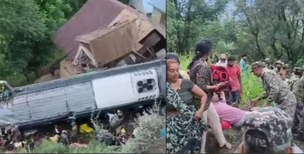അമർനാഥ് തീർഥാടകർ സഞ്ചരിച്ച ബസ് അപകടത്തിൽപ്പെട്ടു: ജമ്മു കശ്മീരിൽ 39 പേർക്ക് പരിക്ക്, വൻ ദുരന്തം ഒഴിവായത് തലനാരിഴയ്ക്ക്