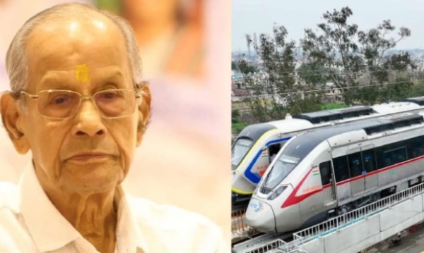 മൂന്നര മണിക്കൂറിൽ കണ്ണൂരിലെത്താം: 60,000 കോടിയുടെ അതിവേഗ റെയിൽ പദ്ധതി രൂപരേഖ ഇ. ശ്രീധരൻ കൈമാറി; ധനസമാഹരണം സിയാൽ മോഡലിൽ മൂന്നര മണിക്കൂറിൽ കണ്ണൂരിലെത്താം: 60,000 കോടിയുടെ അതിവേഗ റെയിൽ പദ്ധതി രൂപരേഖ ഇ. ശ്രീധരൻ കൈമാറി; ധനസമാഹരണം സിയാൽ മോഡലിൽ