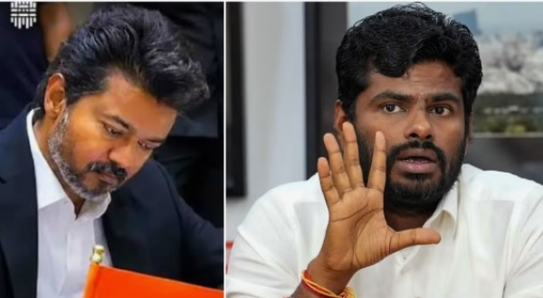 വിജയ് സർക്കാരിലെ ചില മന്ത്രിമാർ കൈക്കൂലി വാങ്ങുന്നു: ഗുരുതര ആരോപണവുമായി അണ്ണാമലൈ; തെളിവുകൾ കൈവശമുണ്ടെന്നും വെളിപ്പെടുത്തൽ