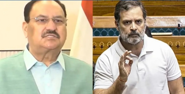 പാർലമെന്റ് സ്ട്രീറ്റ് പോലീസ് സ്റ്റേഷനിലെ രാഹുൽ ഗാന്ധിയുടെ ധർണ: രൂക്ഷവിമർശനവുമായി ജെ.പി. നദ്ദയും ബിജെപിയും
