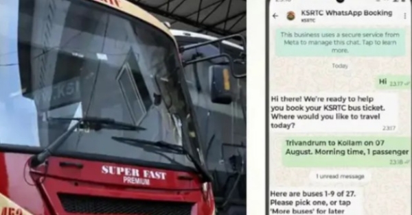 കെഎസ്ആർടിസിയിൽ ഡിജിറ്റൽ വിപ്ലവം: എഐ അധിഷ്ഠിത വാട്സ്ആപ്പ് ടിക്കറ്റിങ് ഉൾപ്പെടെയുള്ള പുതിയ സേവനങ്ങൾ ഉദ്ഘാടനം ചെയ്തു