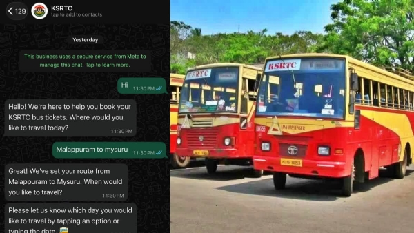 KSRTC TICKET VIA WHATSAPP KSRTC TICKET VIA WHATSAPP