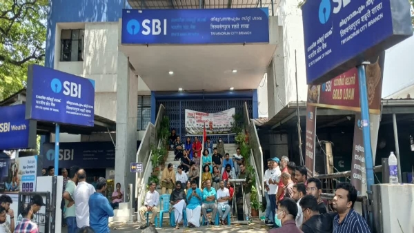 BANK UNIONS STRIKE KERALA