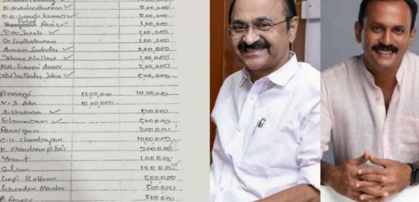 സി.എം.ആർ.എൽ കേസ്: പ്രമുഖ രാഷ്ട്രീയ നേതാക്കൾക്ക് പണം നൽകിയതിന്റെ ഡയറിക്കുറിപ്പുകൾ പുറത്തുവിട്ട് ഷോൺ ജോർജ്; രാഷ്ട്രീയ കേന്ദ്രങ്ങളിൽ വൻ പ്രകമ്പനം സി.എം.ആർ.എൽ കേസ്: പ്രമുഖ രാഷ്ട്രീയ നേതാക്കൾക്ക് പണം നൽകിയതിന്റെ ഡയറിക്കുറിപ്പുകൾ പുറത്തുവിട്ട് ഷോൺ ജോർജ്; രാഷ്ട്രീയ കേന്ദ്രങ്ങളിൽ വൻ പ്രകമ്പനം