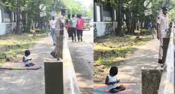 കാര്യവട്ടത്തെ ആവേശത്തിരക്കിനിടയിലും മാതൃകയായി കേരള പൊലീസ്; റോഡരികിൽ കുരുന്നിന് കാവലൊരുക്കിയ ഉദ്യോഗസ്ഥന്റെ വിഡിയോ വൈറൽ കാര്യവട്ടത്തെ ആവേശത്തിരക്കിനിടയിലും മാതൃകയായി കേരള പൊലീസ്; റോഡരികിൽ കുരുന്നിന് കാവലൊരുക്കിയ ഉദ്യോഗസ്ഥന്റെ വിഡിയോ വൈറൽ